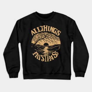 All Things Must Pass - George Harrison | Dark Crewneck Sweatshirt